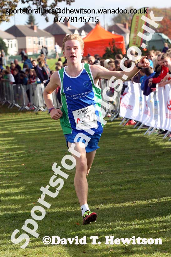 Mens under-17s Northern Cross Country Relays. Photo: David T. Hewitson/Sports for All Pics